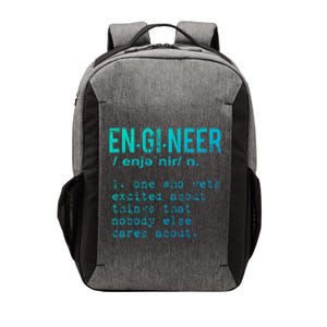 Funny Engineering Meaningful Gift Engineer Definition Gift Vector Backpack