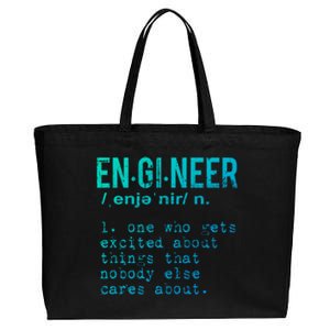 Funny Engineering Meaningful Gift Engineer Definition Gift Cotton Canvas Jumbo Tote