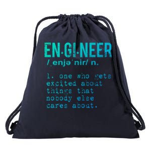 Funny Engineering Meaningful Gift Engineer Definition Gift Drawstring Bag