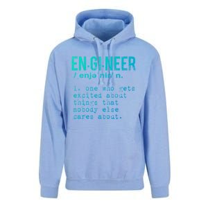 Funny Engineering Meaningful Gift Engineer Definition Gift Unisex Surf Hoodie