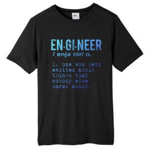 Funny Engineering Meaningful Gift Engineer Definition Gift Tall Fusion ChromaSoft Performance T-Shirt