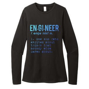 Funny Engineering Meaningful Gift Engineer Definition Gift Womens CVC Long Sleeve Shirt