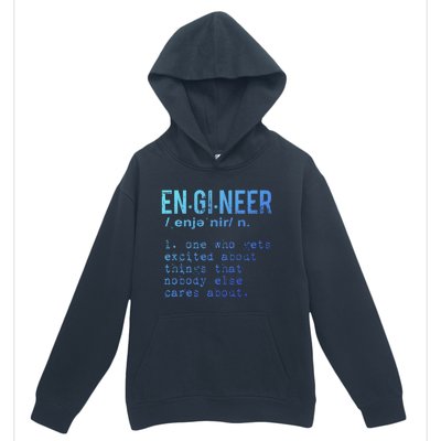 Funny Engineering Meaningful Gift Engineer Definition Gift Urban Pullover Hoodie