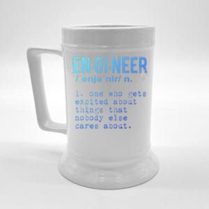 Funny Engineering Meaningful Gift Engineer Definition Gift Beer Stein