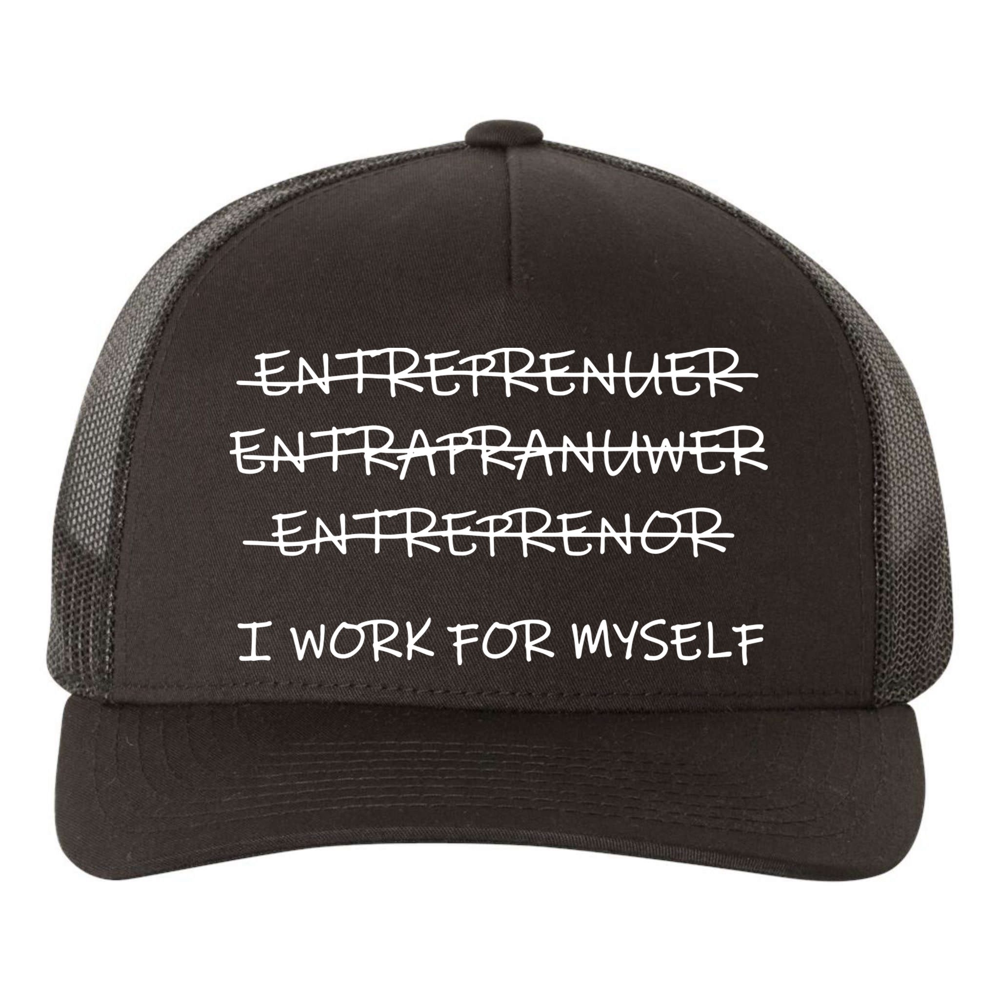 Funny Entrepreneur Men Women CEO Business Owner Gifts Yupoong Adult 5-Panel Trucker Hat