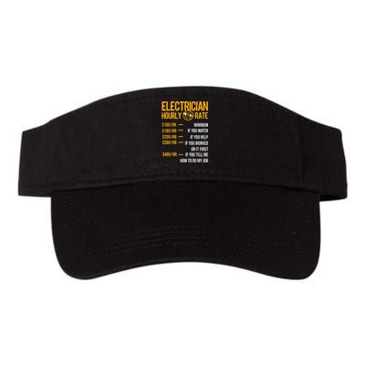 Funny Electrician Men Electrician Hourly Rate Electrician Visor