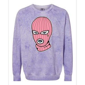 Female Pink Ski Colorblast Crewneck Sweatshirt