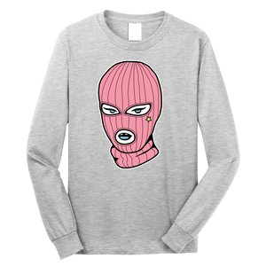 Female Pink Ski Long Sleeve Shirt