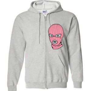 Female Pink Ski Full Zip Hoodie