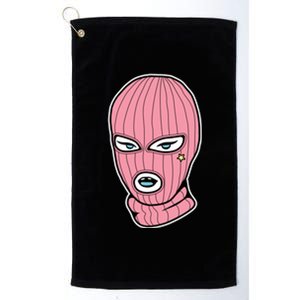 Female Pink Ski Platinum Collection Golf Towel