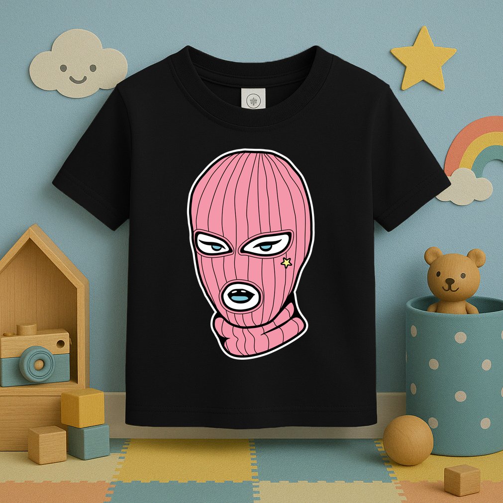 Female Pink Ski Toddler T-Shirt