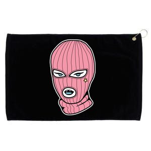 Female Pink Ski Grommeted Golf Towel