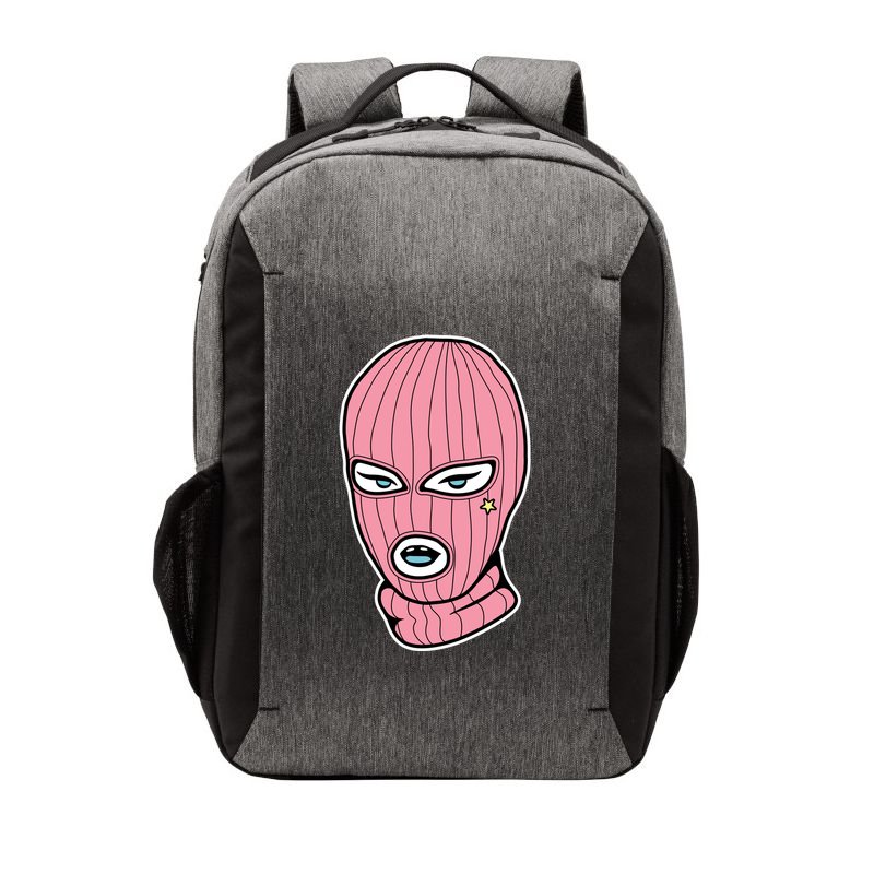 Female Pink Ski Vector Backpack
