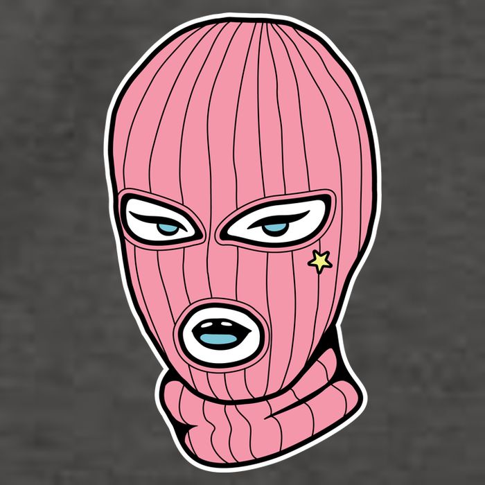 Female Pink Ski Vector Backpack