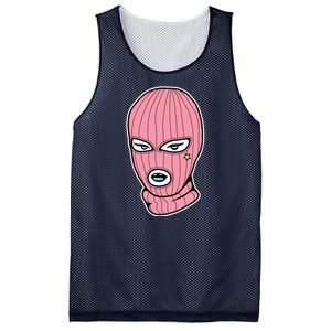 Female Pink Ski Mesh Reversible Basketball Jersey Tank