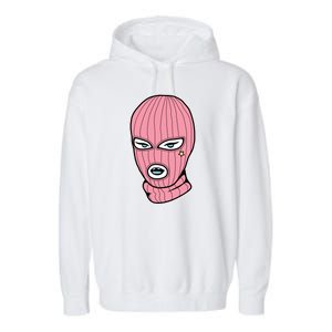 Female Pink Ski Garment-Dyed Fleece Hoodie