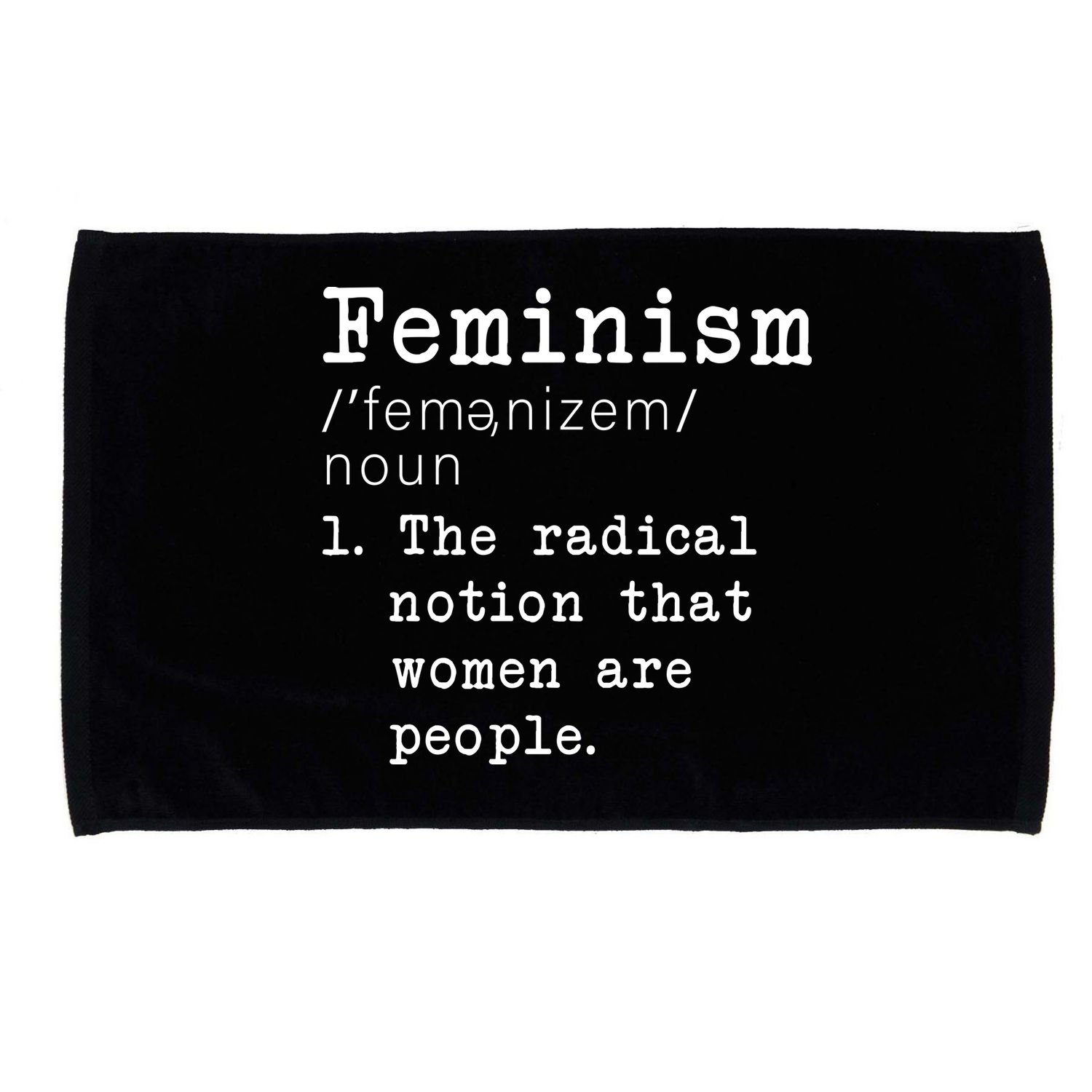 Feminism Definition Microfiber Hand Towel