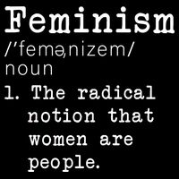 Feminism Definition Cropped Pullover Crew