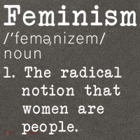 Feminism Definition Cotton Canvas Backpack