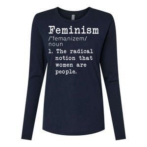 Feminism Definition Womens Cotton Relaxed Long Sleeve T-Shirt