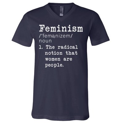 Feminism Definition V-Neck T-Shirt