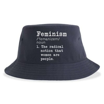 Feminism Definition Sustainable Bucket Hat