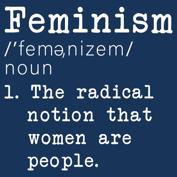 Feminism Definition Button