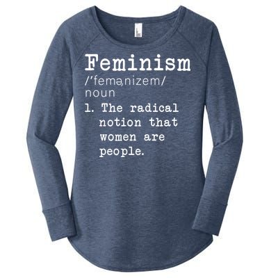 Feminism Definition Women's Perfect Tri Tunic Long Sleeve Shirt