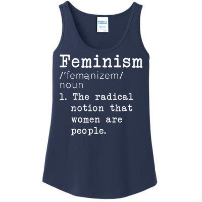 Feminism Definition Ladies Essential Tank