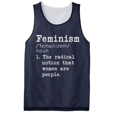 Feminism Definition Mesh Reversible Basketball Jersey Tank