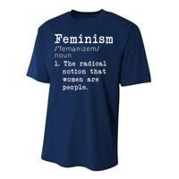 Feminism Definition Performance Sprint T-Shirt