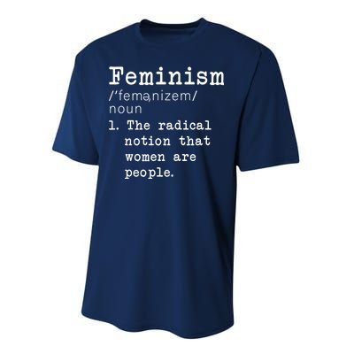 Feminism Definition Performance Sprint T-Shirt