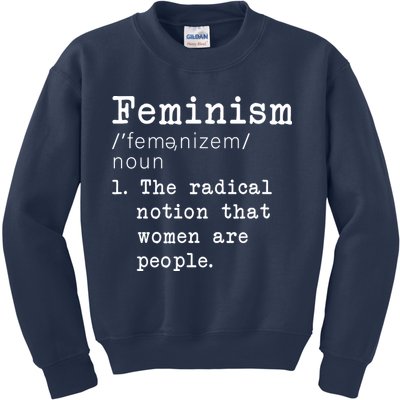 Feminism Definition Kids Sweatshirt