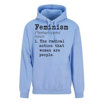 Feminism Definition Unisex Surf Hoodie