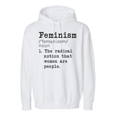 Feminism Definition Garment-Dyed Fleece Hoodie