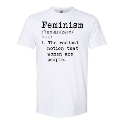 Feminism Definition Softstyle® CVC T-Shirt