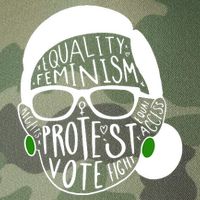 Feminism Equality Protest Vote Ruth Bader Ginsburg Legacy Tie Dye Trucker Hat