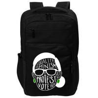 Feminism Equality Protest Vote Ruth Bader Ginsburg Impact Tech Backpack