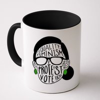 Feminism Equality Protest Vote Ruth Bader Ginsburg Mug