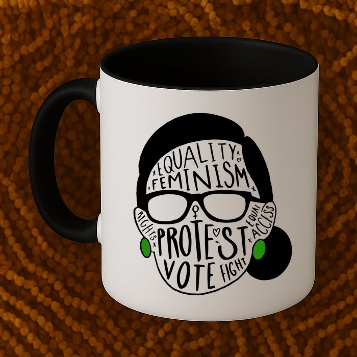 Feminism Equality Protest Vote Ruth Bader Ginsburg Mug