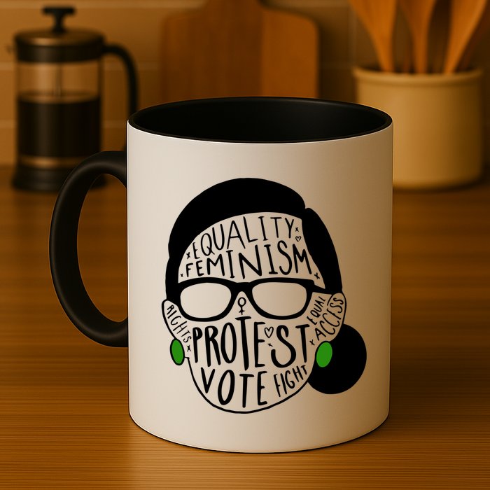 Feminism Equality Protest Vote Ruth Bader Ginsburg Mug