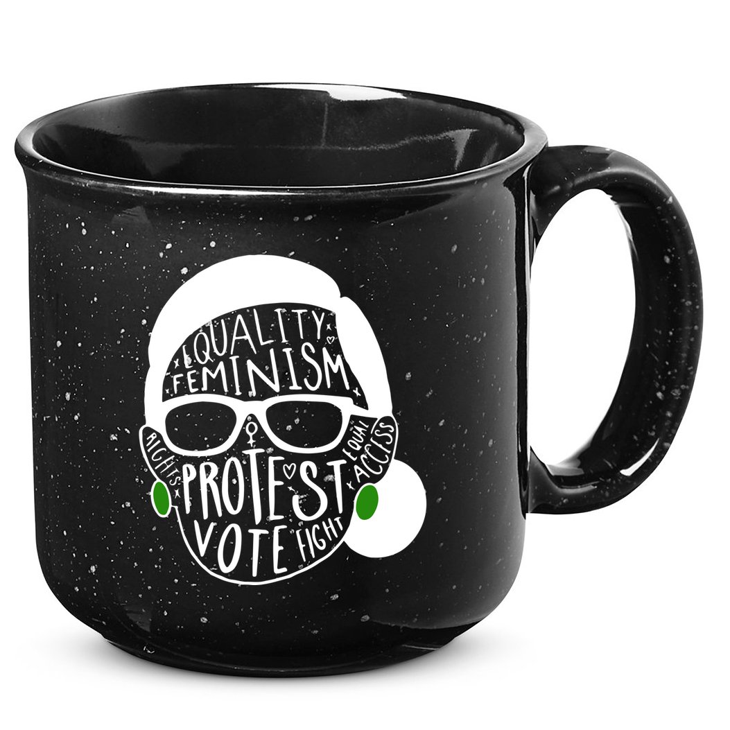 Feminism Equality Protest Vote Ruth Bader Ginsburg 15oz Campfire Ceramic Mug
