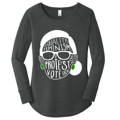 Feminism Equality Protest Vote Ruth Bader Ginsburg Women's Perfect Tri Tunic Long Sleeve Shirt