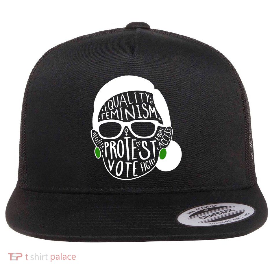 Feminism Equality Protest Vote Ruth Bader Ginsburg Flatbill Hat