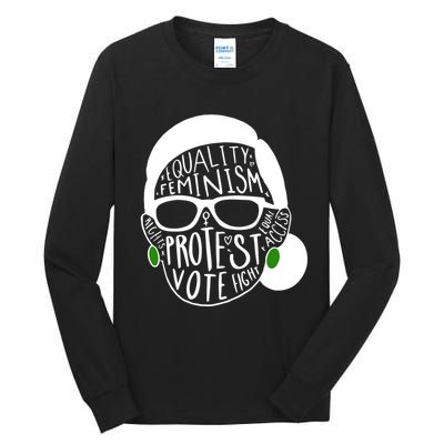 Feminism Equality Protest Vote Ruth Bader Ginsburg Tall Long Sleeve T-Shirt