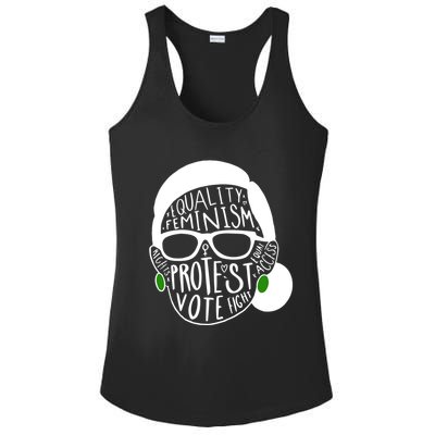 Feminism Equality Protest Vote Ruth Bader Ginsburg Ladies PosiCharge Competitor Racerback Tank