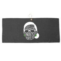 Feminism Equality Protest Vote Ruth Bader Ginsburg Large Microfiber Waffle Golf Towel