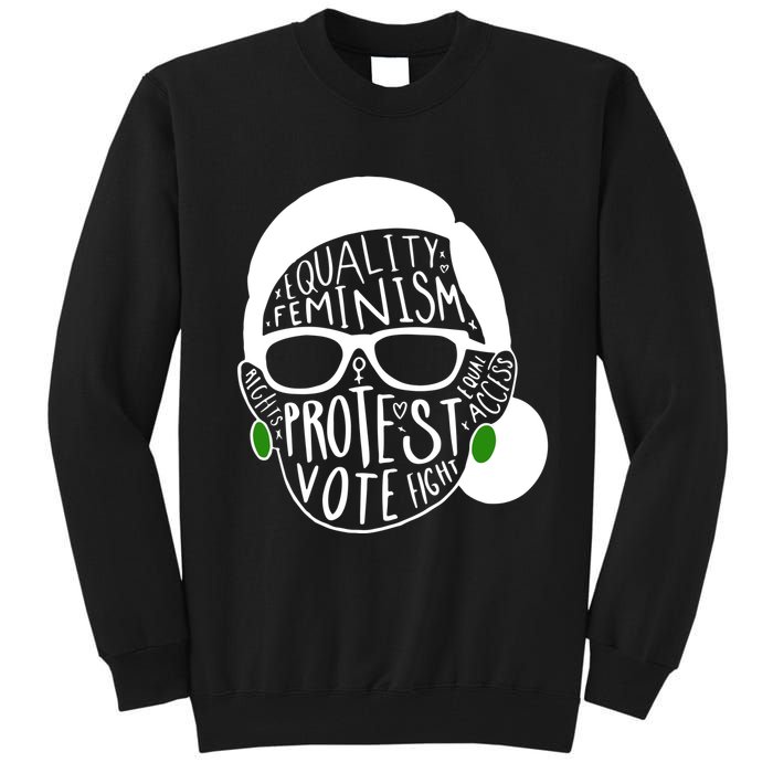 Feminism Equality Protest Vote Ruth Bader Ginsburg Tall Sweatshirt