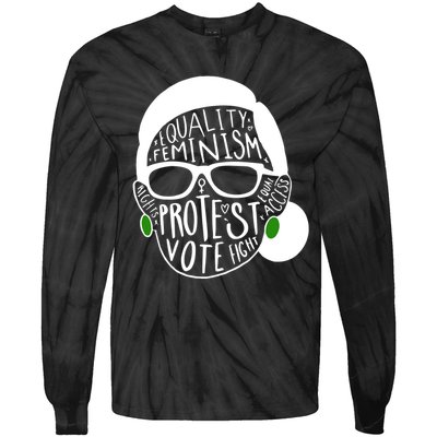Feminism Equality Protest Vote Ruth Bader Ginsburg Tie-Dye Long Sleeve Shirt