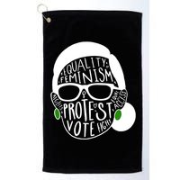 Feminism Equality Protest Vote Ruth Bader Ginsburg Golf Towel
